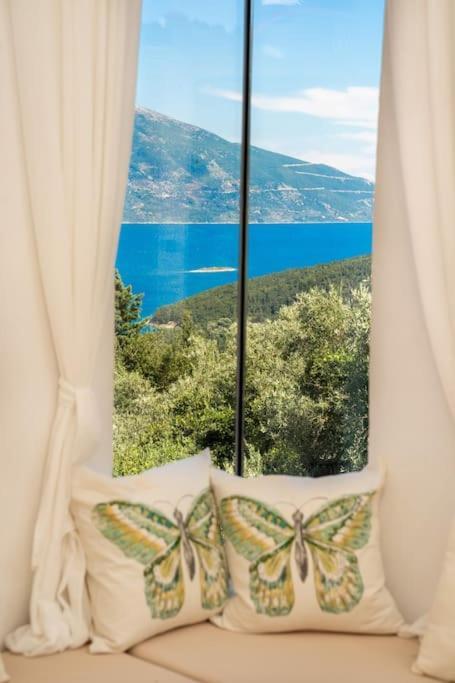 Villa Elisabeth Sea View Private Pool Fiskardo Kefalonia Katsaráta Eksteriør billede