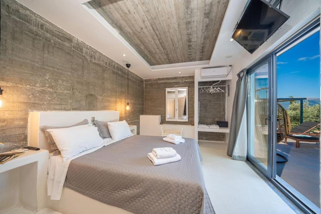 Villa Elisabeth Sea View Private Pool Fiskardo Kefalonia Katsaráta Eksteriør billede